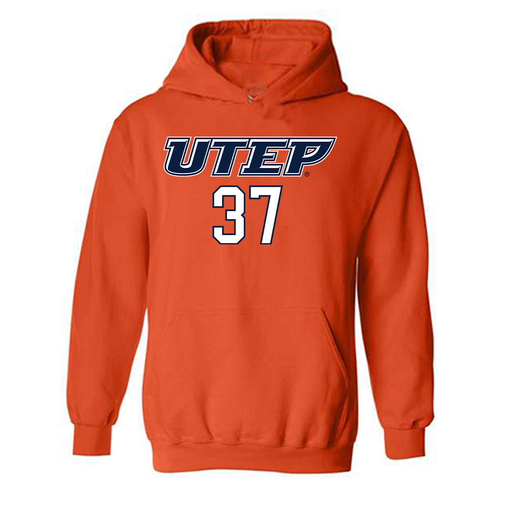 UTEP - NCAA Football : Jamal Frilot - Generic Shersey Hooded Sweatshirt-0