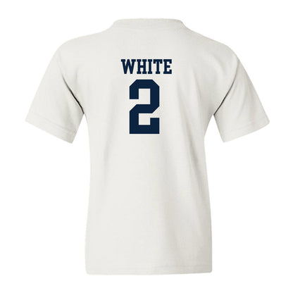 Xavier - NCAA Women's Basketball : Savannah White - Classic Shersey Youth T-Shirt-1