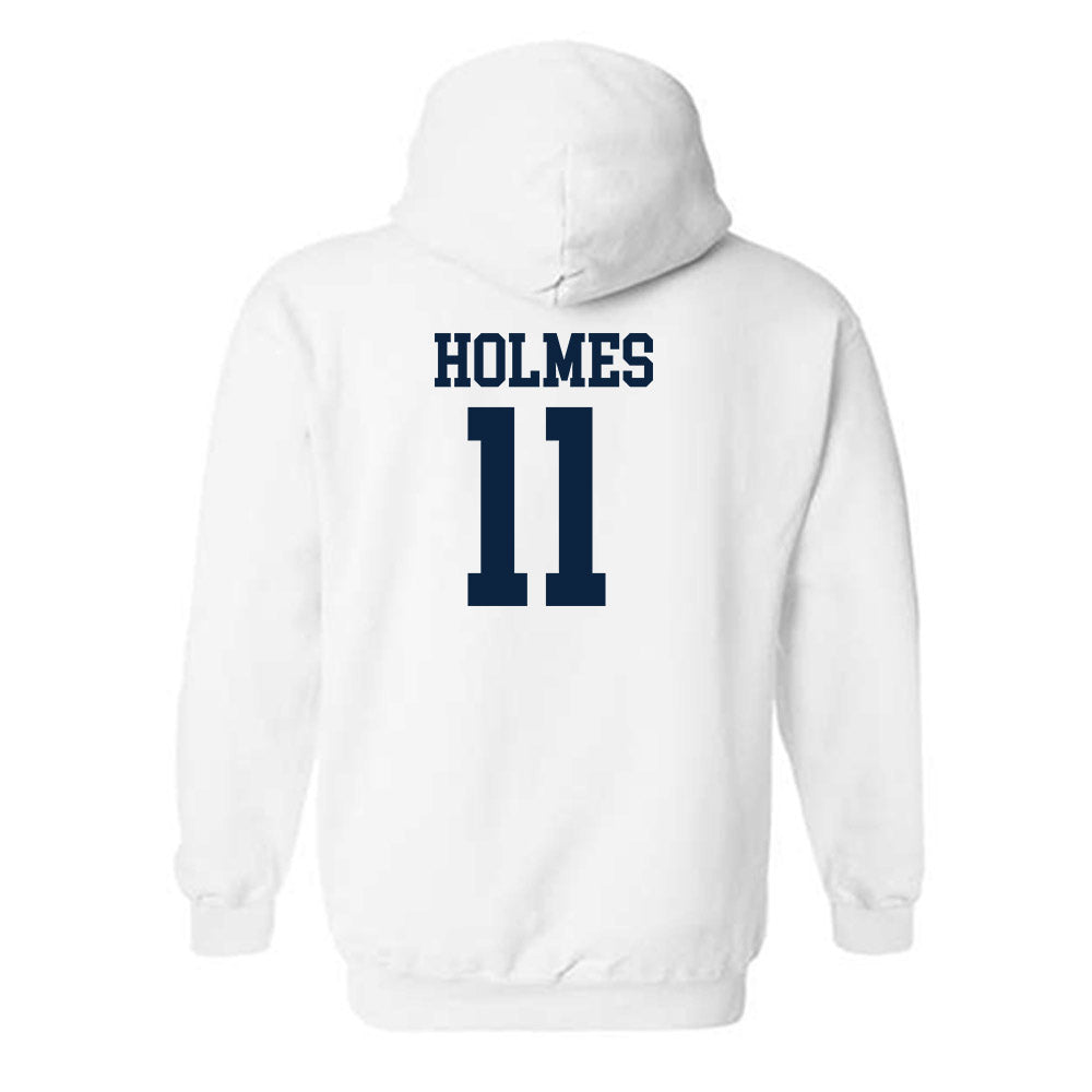 Xavier - NCAA Women's Basketball : Phoebe Holmes - Classic Shersey Hooded Sweatshirt-1