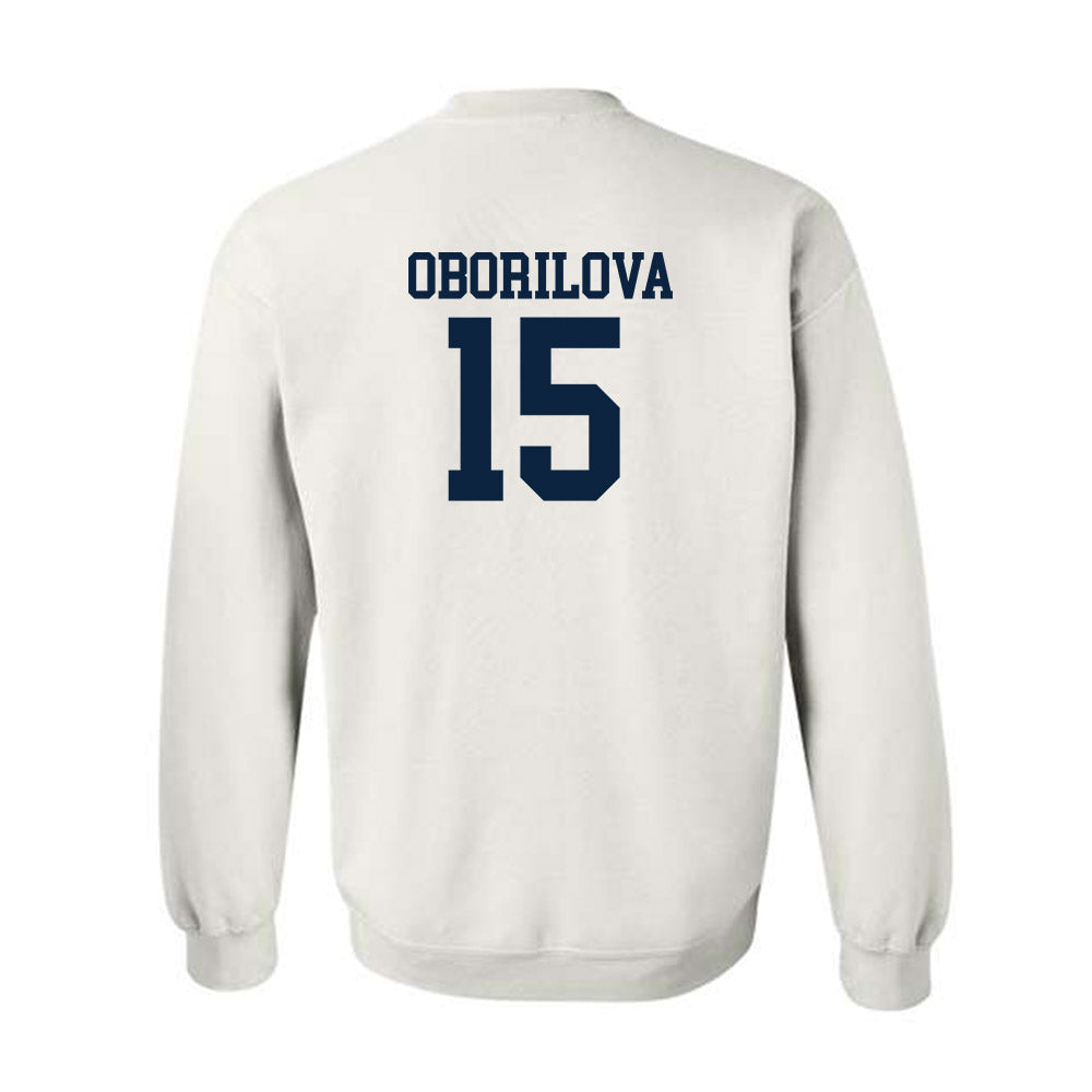 Xavier - NCAA Women's Basketball : Petra Oborilova - Classic Shersey Crewneck Sweatshirt-1