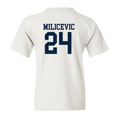 Xavier - NCAA Men's Basketball : Jovan Milicevic - Classic Shersey Youth T-Shirt-1