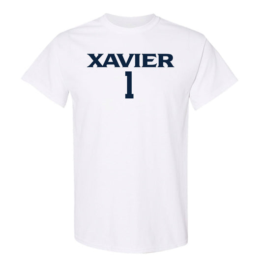 Xavier - NCAA Men's Basketball : Malik Messina - Classic Shersey T-Shirt-0