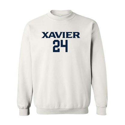 Xavier - NCAA Men's Basketball : Jovan Milicevic - Classic Shersey Crewneck Sweatshirt-0