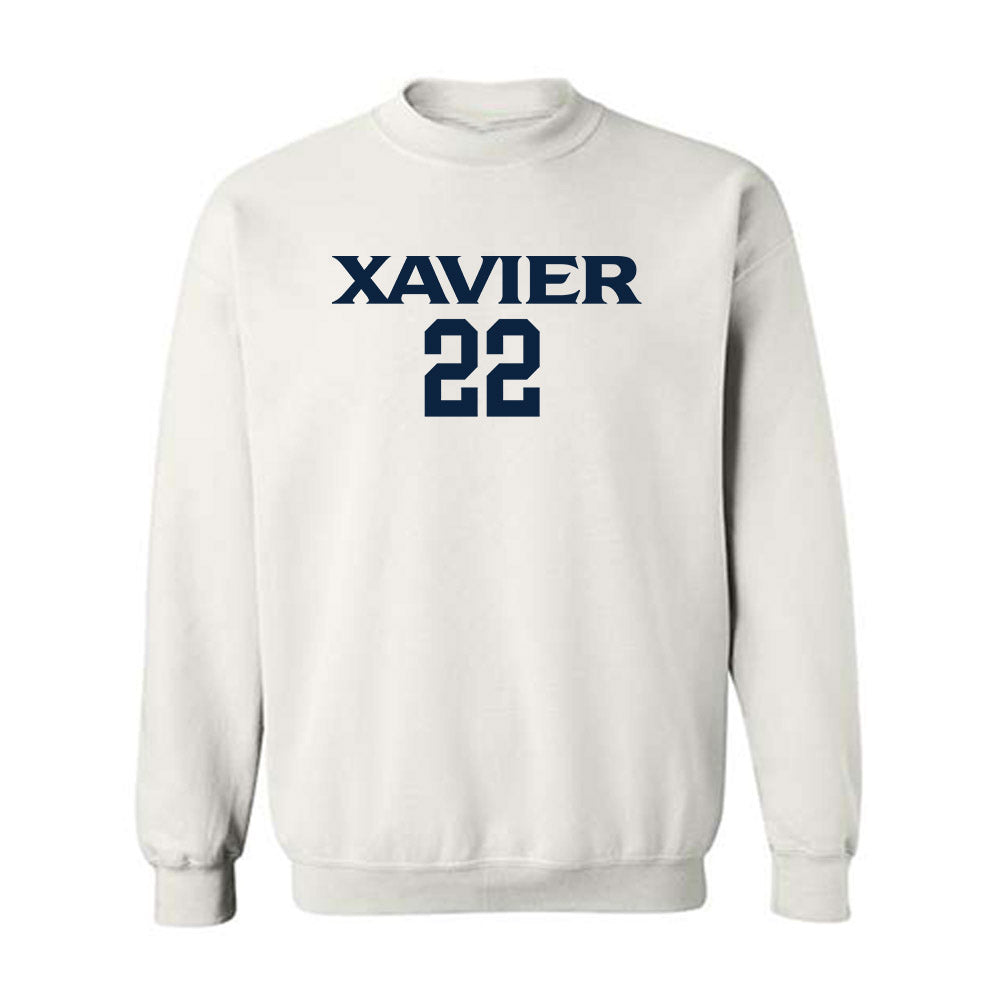 Xavier - NCAA Men's Basketball : Pape N'Diaye - Classic Shersey Crewneck Sweatshirt-0