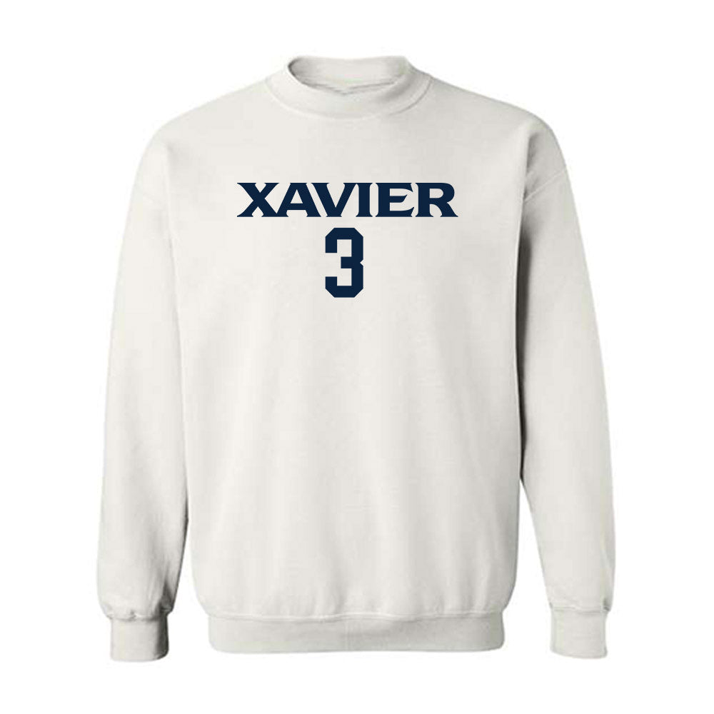 Xavier - NCAA Men's Basketball : All Wright - Classic Shersey Crewneck Sweatshirt-0
