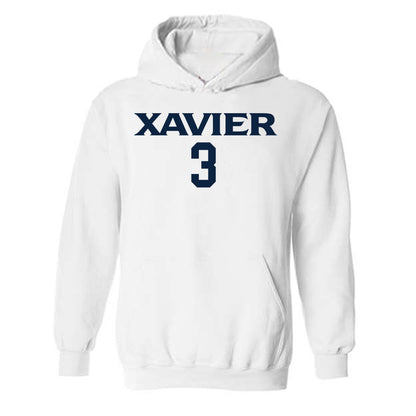 Xavier - NCAA Men's Basketball : All Wright - Classic Shersey Hooded Sweatshirt-0