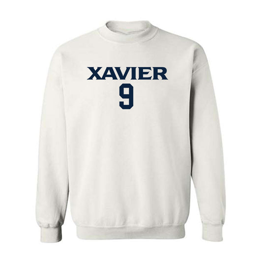 Xavier - NCAA Men's Basketball : Mier Panoam - Classic Shersey Crewneck Sweatshirt-0