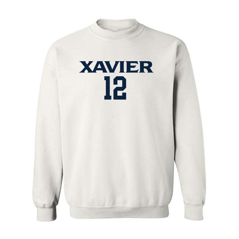 Xavier - NCAA Men's Basketball : Tre Carroll - Classic Shersey Crewneck Sweatshirt-0