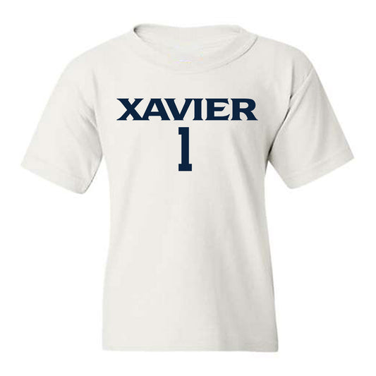 Xavier - NCAA Men's Basketball : Malik Messina - Classic Shersey Youth T-Shirt-0
