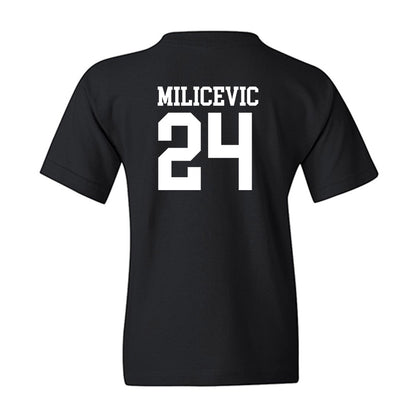 Xavier - NCAA Men's Basketball : Jovan Milicevic - Replica Shersey Youth T-Shirt-1