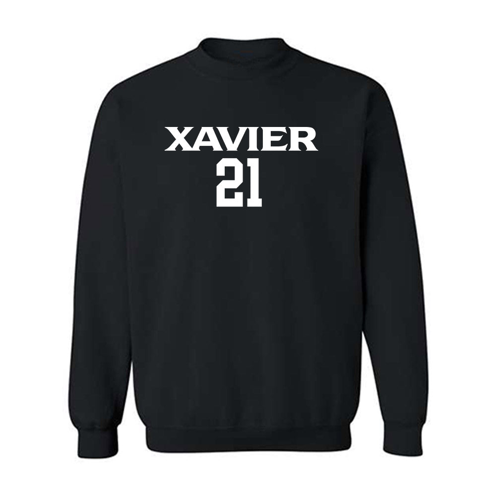 Xavier - NCAA Women's Basketball : Audia Young - Replica Shersey Crewneck Sweatshirt-0