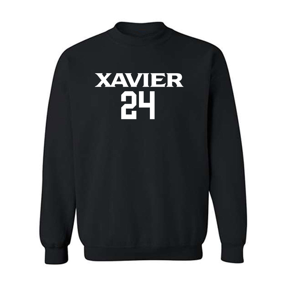 Xavier - NCAA Men's Basketball : Jovan Milicevic - Replica Shersey Crewneck Sweatshirt-0