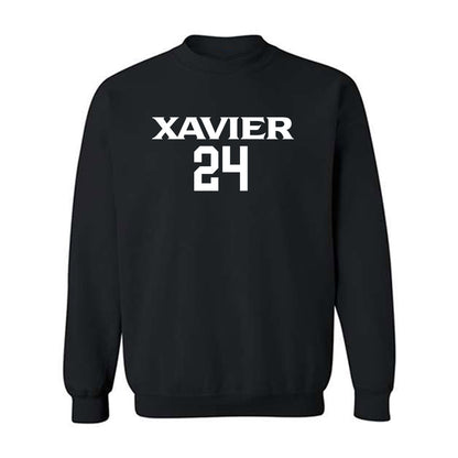Xavier - NCAA Men's Basketball : Jovan Milicevic - Replica Shersey Crewneck Sweatshirt-0