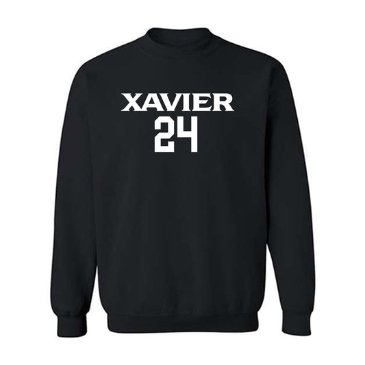 Xavier - NCAA Men's Basketball : Jovan Milicevic - Replica Shersey Crewneck Sweatshirt-0