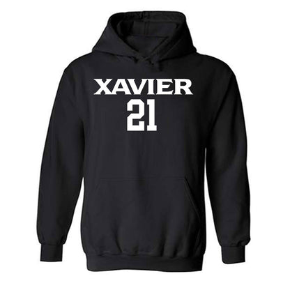 Xavier - NCAA Men's Basketball : Anthony Robinson - Replica Shersey Hooded Sweatshirt-0