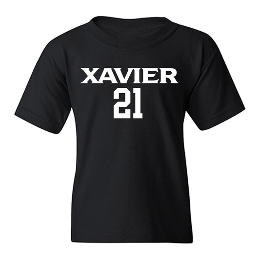 Xavier - NCAA Women's Basketball : Audia Young - Replica Shersey Youth T-Shirt-0