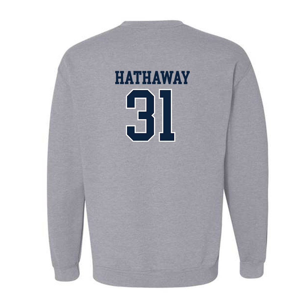 Xavier - NCAA Women's Lacrosse : Genevieve Hathaway - Generic Shersey Crewneck Sweatshirt-1
