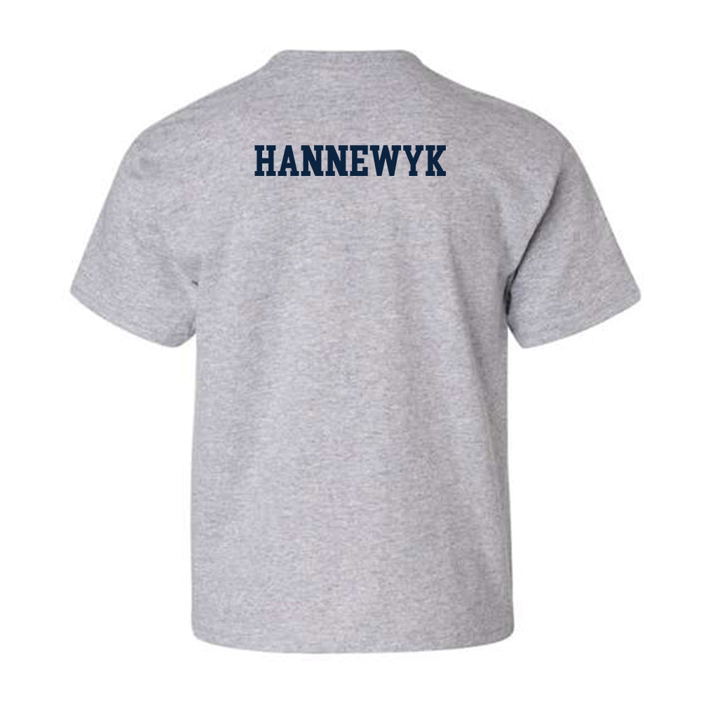 Xavier - NCAA Men's Swimming & Diving : Gage Hannewyk - Youth T-Shirt Classic Shersey