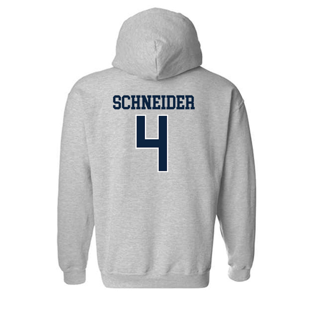 Xavier - NCAA Women's Lacrosse : Paige Schneider - Generic Shersey Hooded Sweatshirt-1