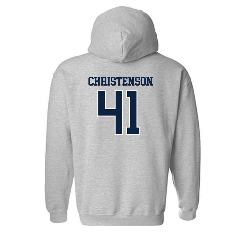 Xavier - NCAA Baseball : Carter Christenson - Generic Shersey Hooded Sweatshirt-1