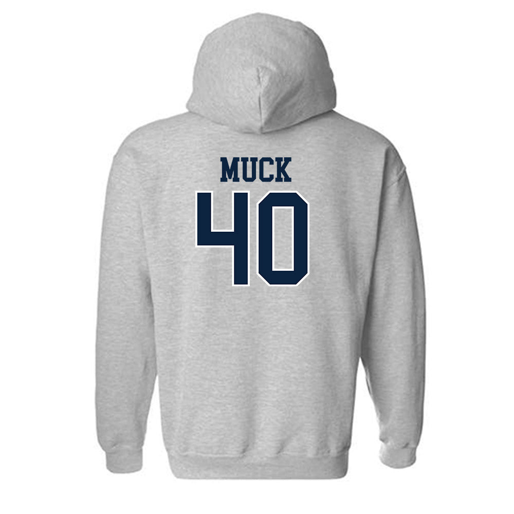 Xavier - NCAA Baseball : Karter Muck - Generic Shersey Hooded Sweatshirt-1