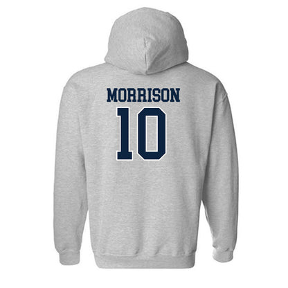 Xavier - NCAA Women's Soccer : Alexis Morrison - Generic Shersey Hooded Sweatshirt-1