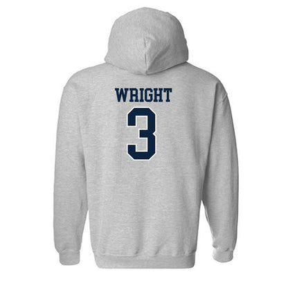 Xavier - NCAA Men's Basketball : All Wright - Generic Shersey Hooded Sweatshirt-1