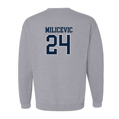 Xavier - NCAA Men's Basketball : Jovan Milicevic - Generic Shersey Crewneck Sweatshirt-1