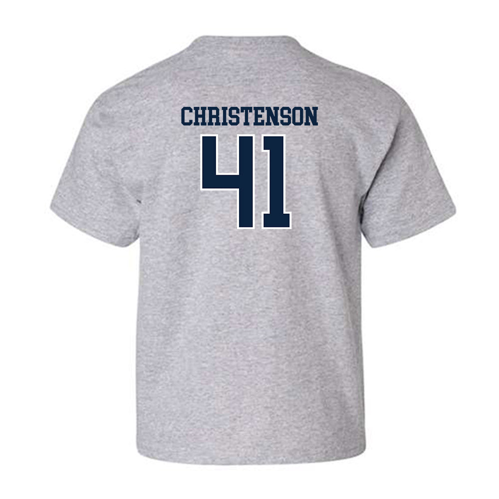 Xavier - NCAA Baseball : Carter Christenson - Generic Shersey Youth T-Shirt-1