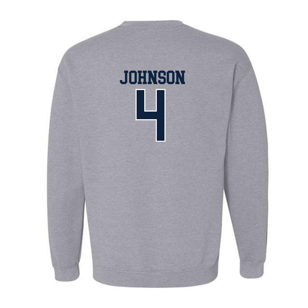 Xavier - NCAA Baseball : Peter Johnson - Generic Shersey Crewneck Sweatshirt-1