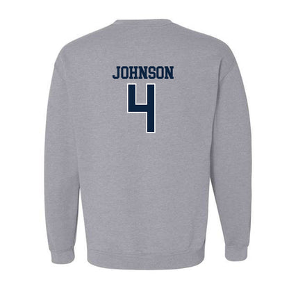 Xavier - NCAA Baseball : Peter Johnson - Generic Shersey Crewneck Sweatshirt-1