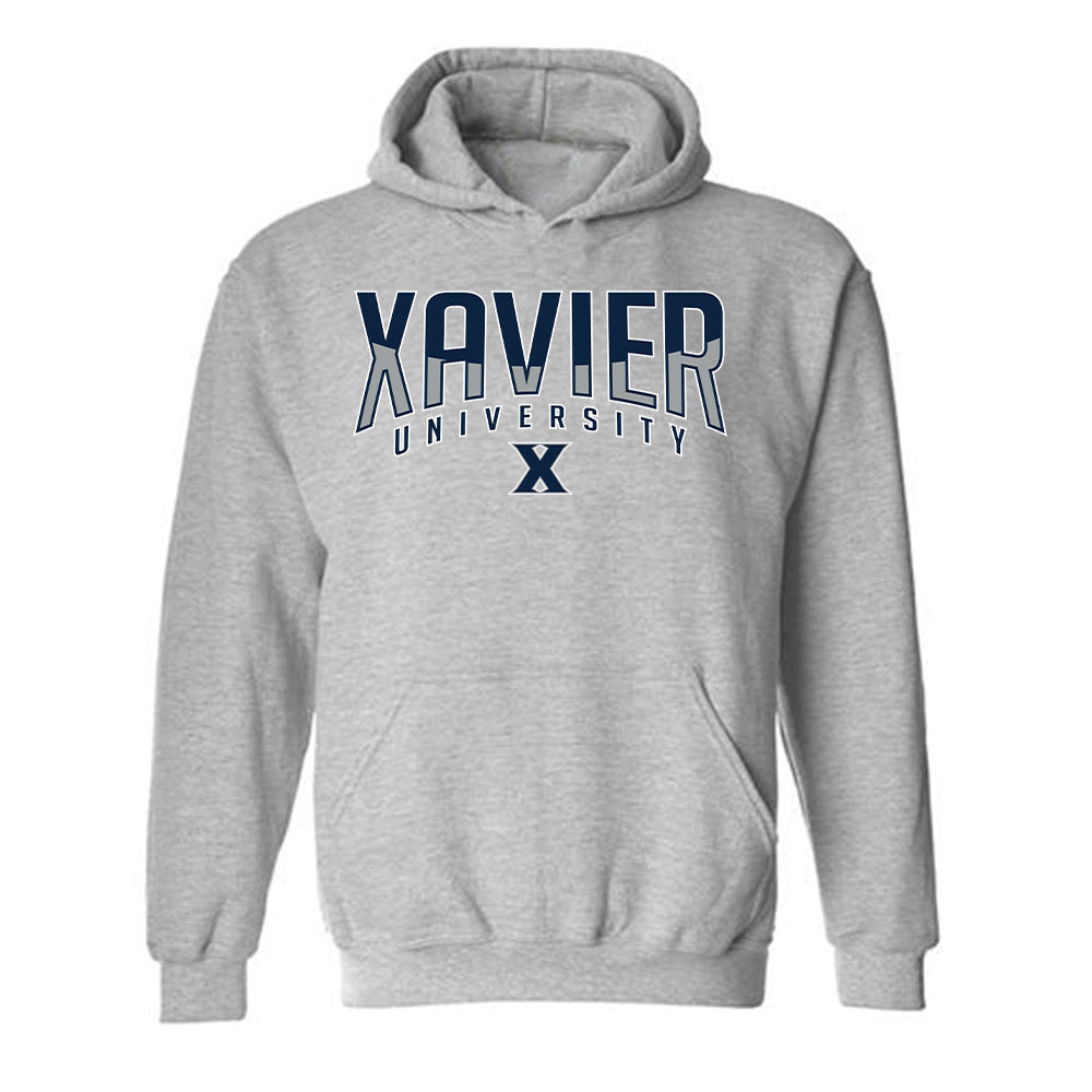 Xavier - NCAA Men's Basketball : Malik Messina - Generic Shersey Hooded Sweatshirt-0