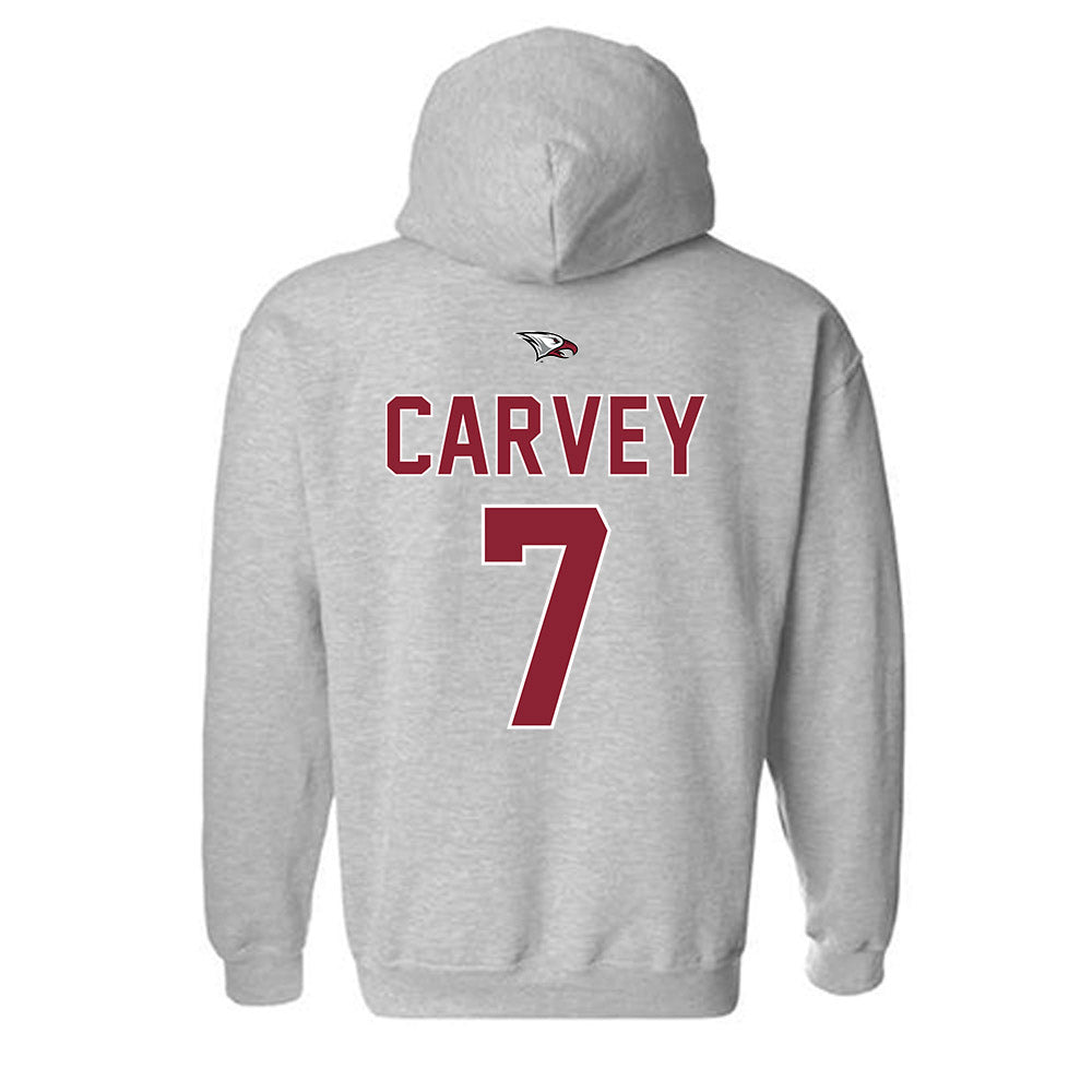 NCCU - NCAA Men's Basketball : Khouri Carvey - Classic Shersey Hooded Sweatshirt-1