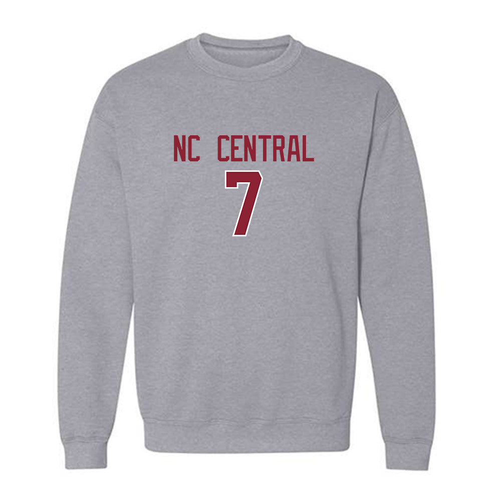 NCCU - NCAA Men's Basketball : Khouri Carvey - Classic Shersey Crewneck Sweatshirt-0