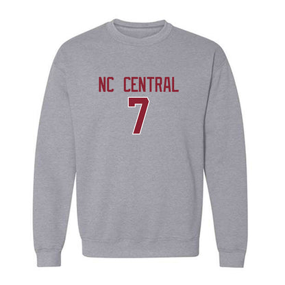 NCCU - NCAA Men's Basketball : Khouri Carvey - Classic Shersey Crewneck Sweatshirt-0