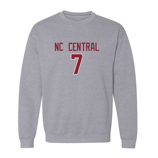 NCCU - NCAA Men's Basketball : Khouri Carvey - Classic Shersey Crewneck Sweatshirt-0