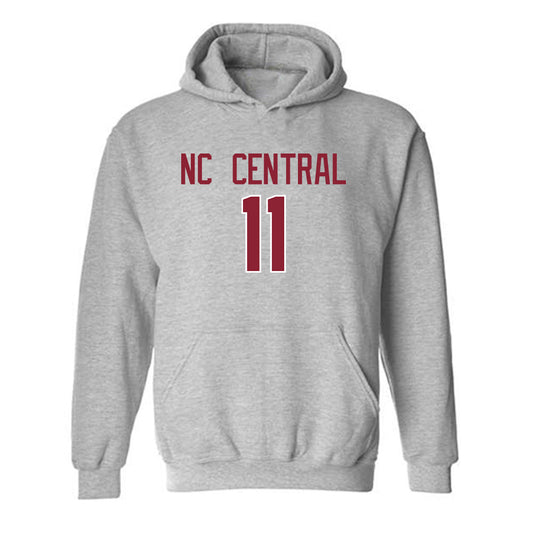 NCCU - NCAA Men's Basketball : Gage Lattimore - Classic Shersey Hooded Sweatshirt-0