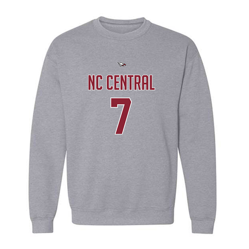NCCU - NCAA Men's Basketball : Khouri Carvey - Classic Shersey Crewneck Sweatshirt-0