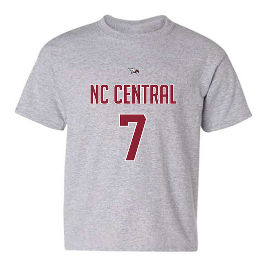 NCCU - NCAA Men's Basketball : Khouri Carvey - Classic Shersey Youth T-Shirt-0