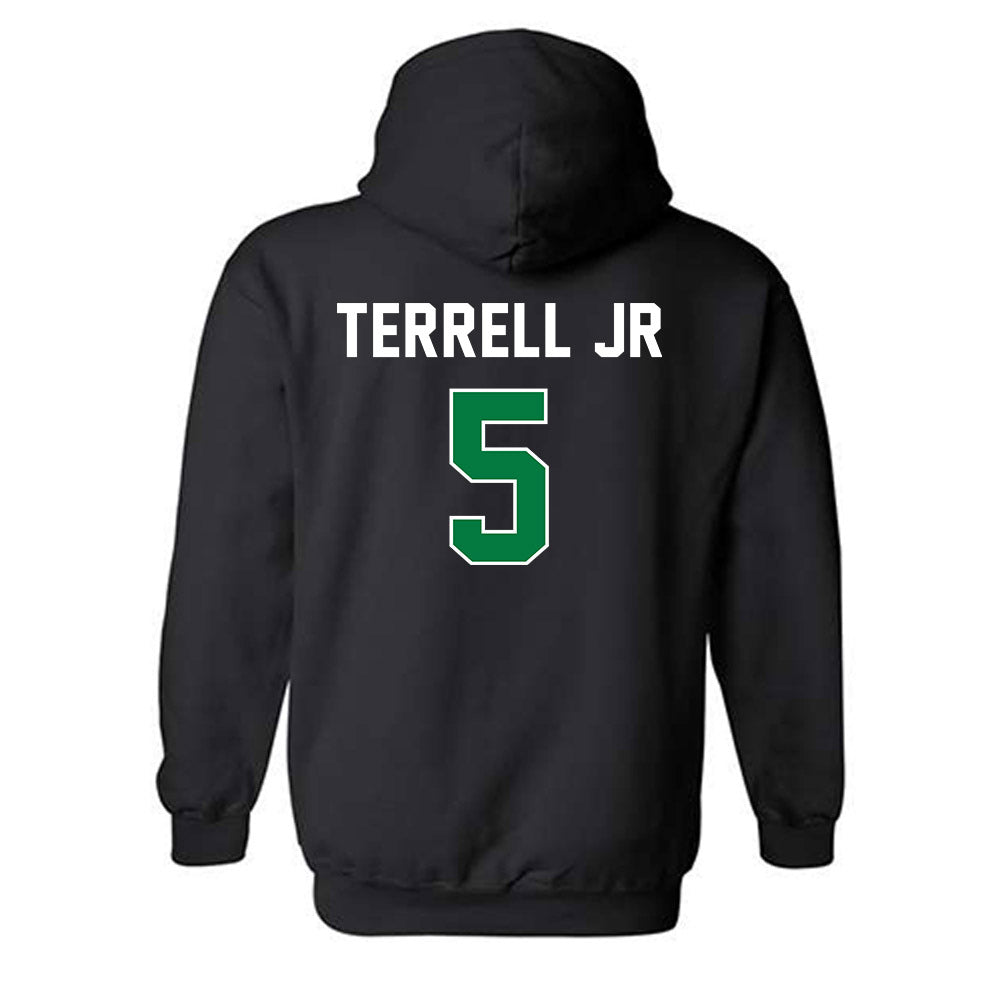 North Texas - NCAA Men's Basketball : david terrell jr - Classic Shersey Hooded Sweatshirt-1