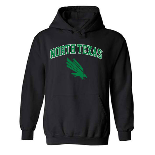 North Texas - NCAA Men's Basketball : david terrell jr - Classic Shersey Hooded Sweatshirt-0