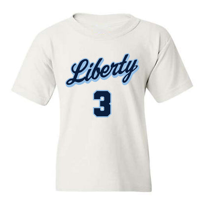 Liberty - NCAA Women's Basketball : JaKayla Thompson - Sports Shersey Youth T-Shirt-0