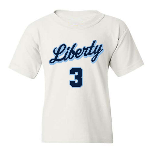 Liberty - NCAA Women's Basketball : JaKayla Thompson - Sports Shersey Youth T-Shirt-0