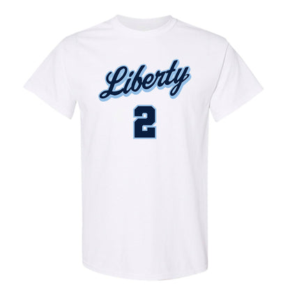 Liberty - NCAA Men's Basketball : Taelon Peter - Sports Shersey T-Shirt-0