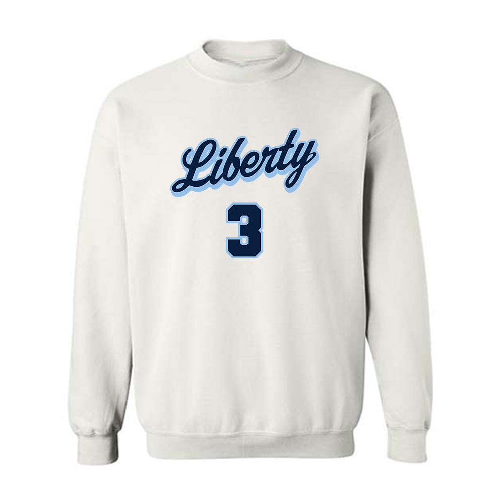 Liberty - NCAA Women's Basketball : JaKayla Thompson - Sports Shersey Crewneck Sweatshirt-0