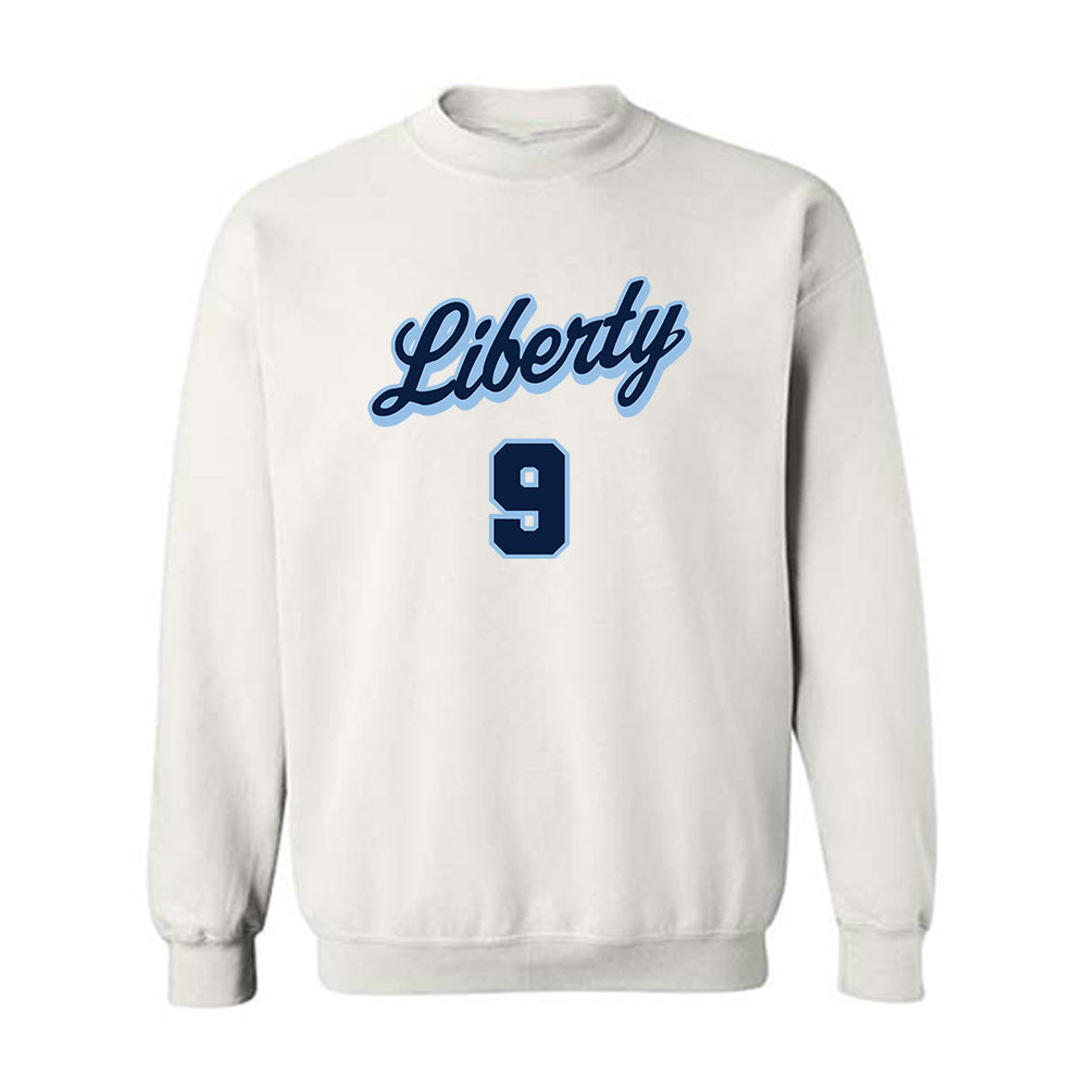 Liberty - NCAA Men's Basketball : JJ Harper - Sports Shersey Crewneck Sweatshirt-0