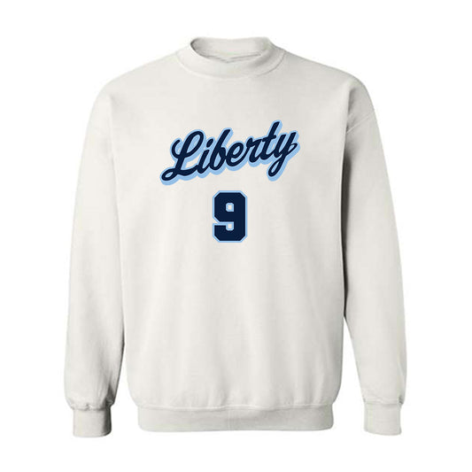 Liberty - NCAA Men's Basketball : JJ Harper - Sports Shersey Crewneck Sweatshirt-0