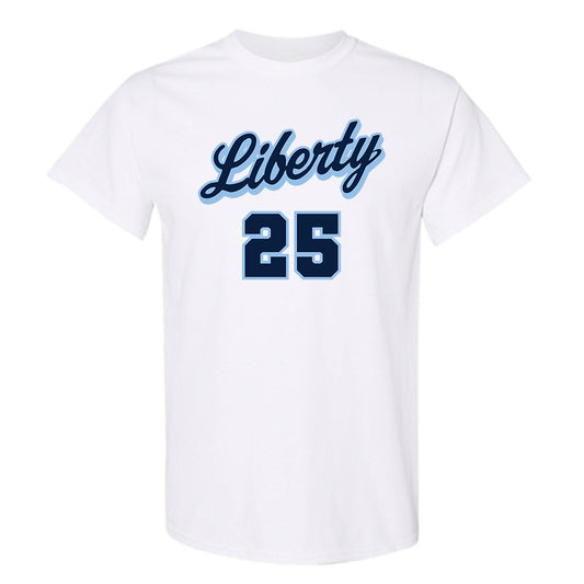 Liberty - NCAA Men's Basketball : Zach Cleveland - Sports Shersey T-Shirt-0