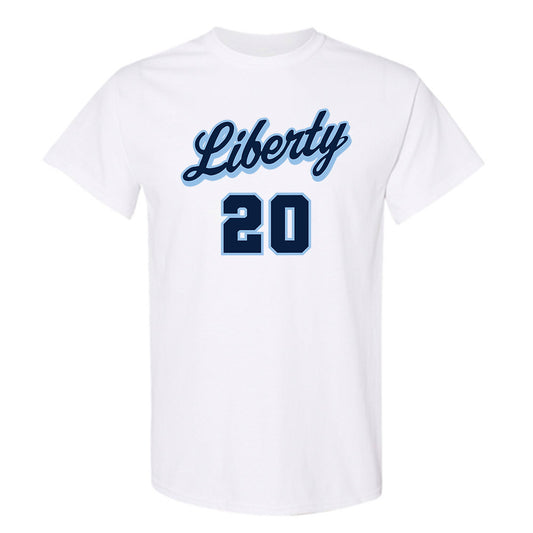 Liberty - NCAA Men's Basketball : Torr Sorensen - Sports Shersey T-Shirt-0