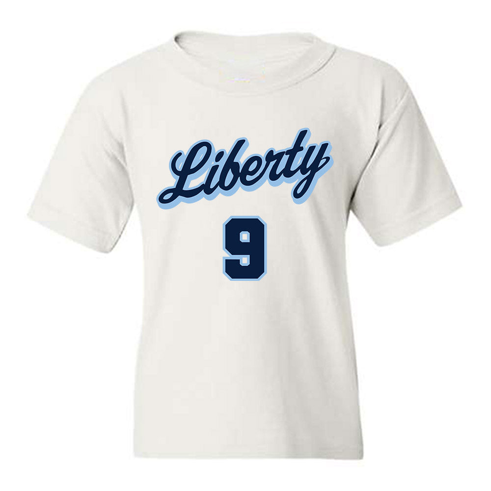 Liberty - NCAA Men's Basketball : JJ Harper - Sports Shersey Youth T-Shirt-0